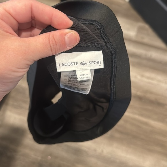 Lacoste Women's Black Sports Bra with Logo - Picture 3 of 3